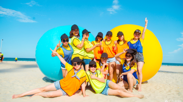 Teambuilding bãi xép phú Yên